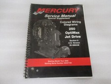 PM232 Mercury 250 OptiMax Jet Drive Special Supplement Service Manual 90-888438