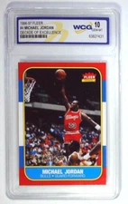 Michael Jordan WCG 10 Gem Mint 1996-97 Fleer Rookie Decade of Excellence RC #U-4