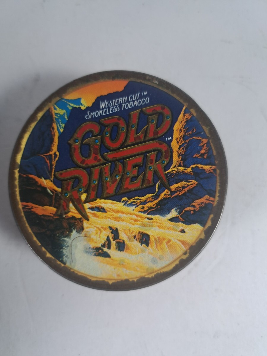 gold river chewing tobacco near me Vintage MCM Western Cut Smokeless Tobacco Gold River Belt Buckle