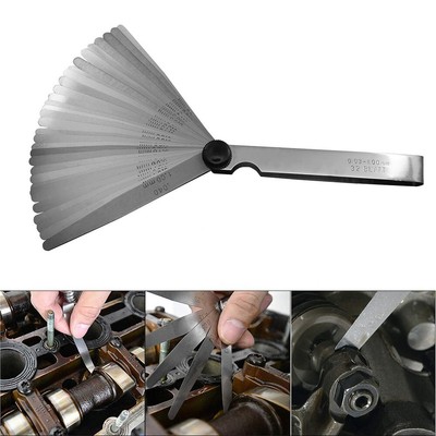 Optimal Engine Performance 32 Blade Tapered Feeler Gauge Tool Set