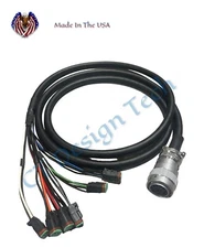 Skid Steer Aux Control Harness - 6 Function Deutsch