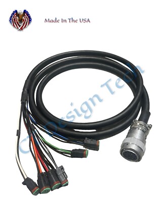 Skid Steer Aux Control Harness 8' - 6 Function Deutsch