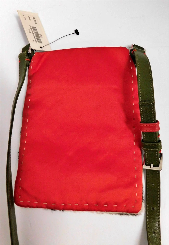 New Valentino Garavani $710rt Zebra Calf Hair Beaded Shoulder Pouch Bag Italy - Image 4 of 4