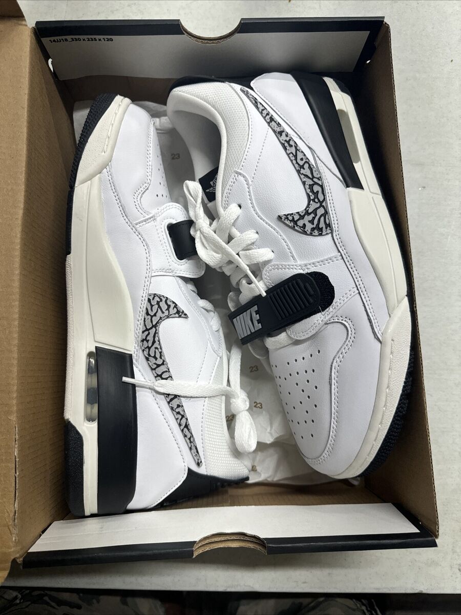 Men's Jordan Legacy 312 Low White/Wolf Grey-Black-Sail Men's Jordan Legacy 312 Low White/Wolf Grey-Black-Sail
