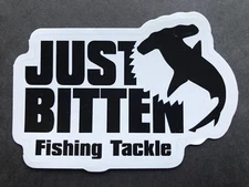 Just Bitten Fishing Tackle - Hammerhead Shark - Fishing Sticker