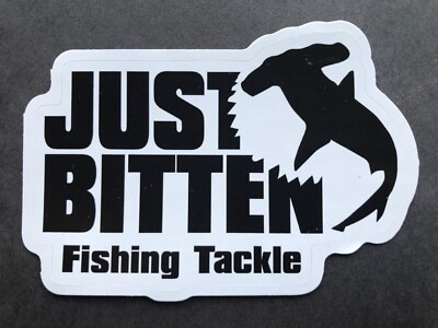 #ad Just Bitten Fishing Tackle Hammerhead Shark Fishing Sticker $2.50