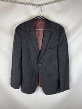 Mario Barutti British Cashmere Tweed Wool 2 button blazer