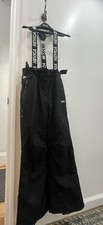 Nevica Softshell Ski Snowboard Pants Snow Overalls Insulated Black Women Size 6