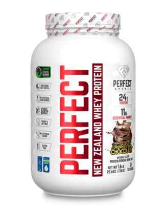 Perfect Sports PERFECT New Zealand Whey Protein Triple Dark Chocolate 1.6lb NEW