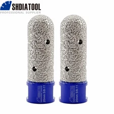 Diamond Finger Bit Milling Cutter 2pcs Dia20mm for Marble Tile Enlage/Grind Hole
