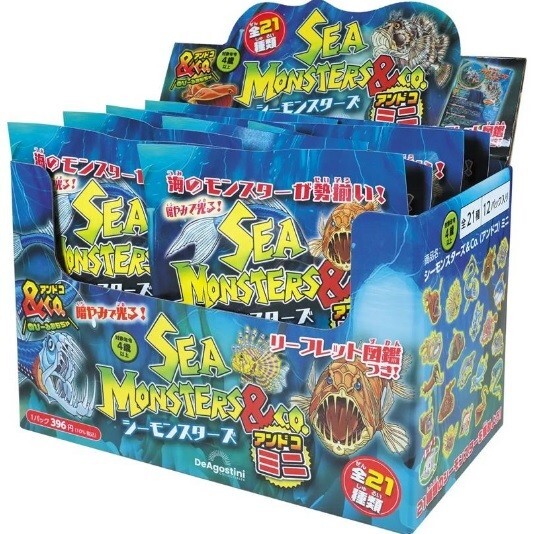 Sea Monsters & Co. MINI Set of 12 Stretchy Figures 8.5cm