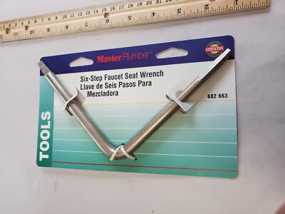 Six Step Faucet Wrench Plumbing Sink Kitchen Bath Tool Master Plumber