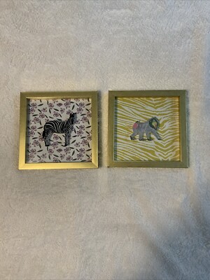 2 Golden Decorative Frames
