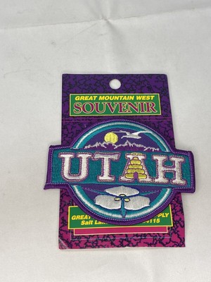 Great Mountain West Souvenir Patch UTAH Iron On Rare Collectible