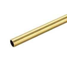 Brass Round Tube 12mm OD 1mm Wall Thickness 200mm Length Pipe Tubing