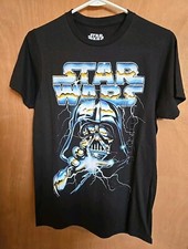 star wars darth vader Y2K black t shirt lucas films mad engine size S