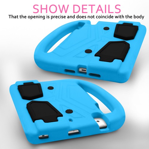 For iPad 9.7" 5/6th Gen Air 1 2 Kids ShockProof EVA Foam Case Handle Cover Stand - Picture 8 of 63
