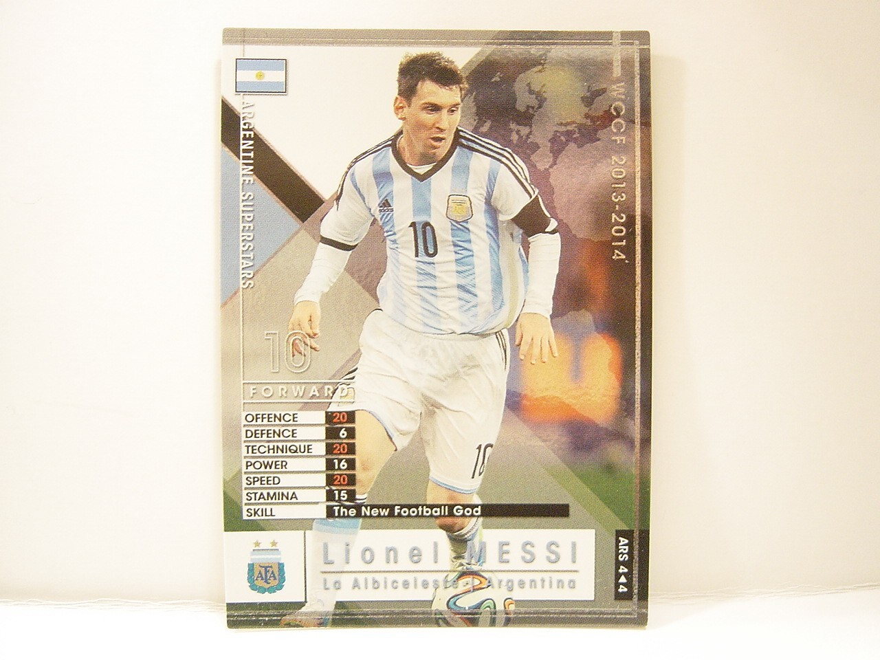 Panini WCCF 2013-14 ARS Lionel Messi No.10 La Albiceleste Argentina FW World Cup