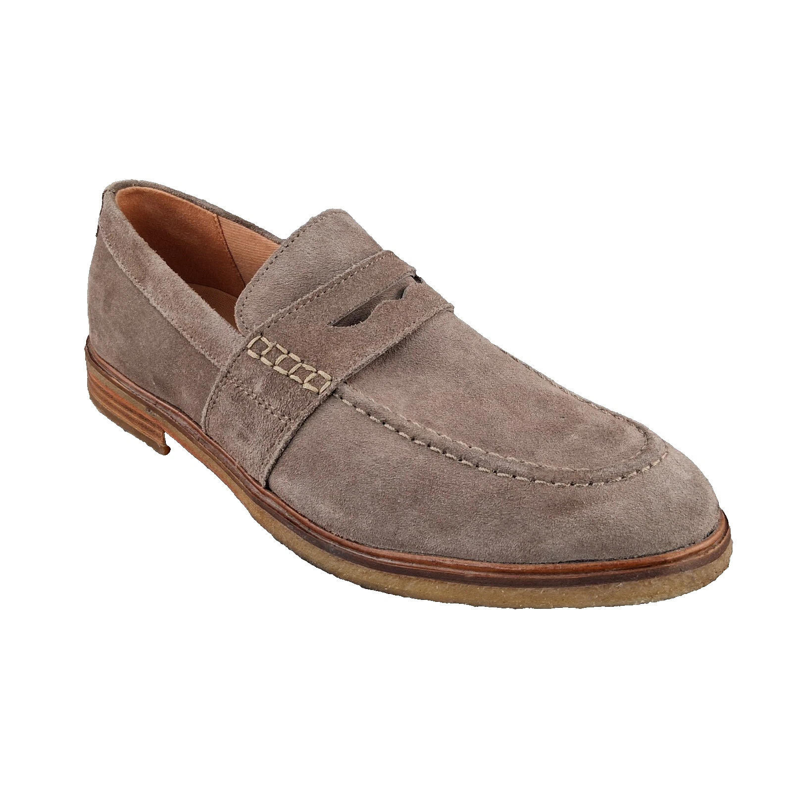 Mocassini uomo Clarks Clarkdale Follow scamosciati oliva taglia 11 M