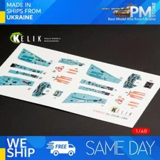 Kelik K48026 - 1/48 SU-25UB interior 3D decals for Smer/KP model kit