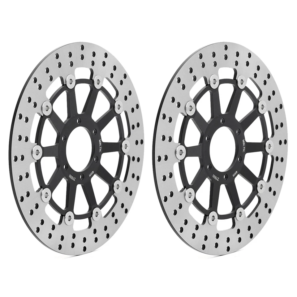 2x Disques de frein Avant pr Yamaha FZR600R Fazer 600 98-03 TDM850 FJ1200 90-96 - Photo 4/4