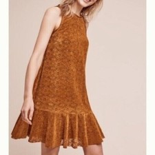 Anthropologie Maeve Amis Mango Lace Dress Size US 2