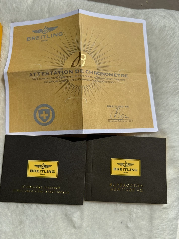 Reloj Breitling Superocean Heritage 42 mm Diamante - Modelo A13356 - Precio de etiqueta $35k Foto 3 de 4