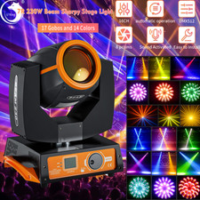 230W Beam Moving Head Light 16CH 17Gobo 14Colors Strobe Stage Light DJ Live show