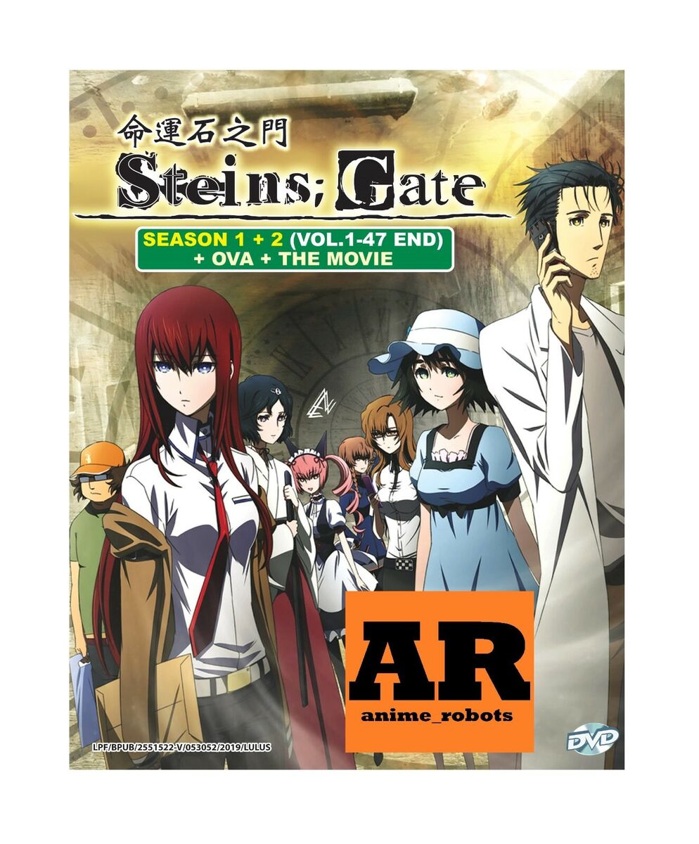 ANIME DVD Steins;Gate Season 1+2 (1-47End+Movie+OVA) ENGLISH DUBBED  Complete Box