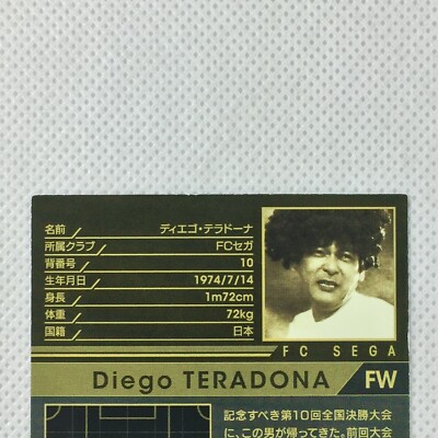 Panini WCCF 2015-16 Promo Card Diego Teradona KOLE FC Sega EXTRA