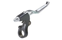 Prophete Fahrrad Bremshebel 3-Finger Alu Links Schwarz Silber Bremsgriffe