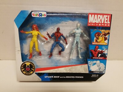 2009 Hasbro Marvel Universe 3.75 TRU Exclusive Spider-Man 3 Pack