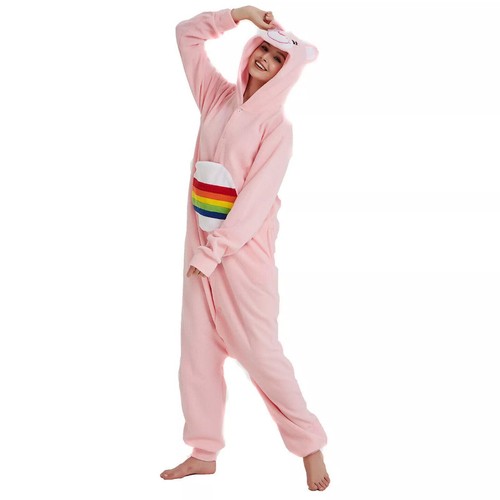 Adults Care Bear Onesie Animal Kigurumi Costume Pyjamas Party Book Week - Picture 10 of 16