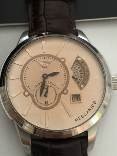EMPORIO ARMANI MEN'S MECCANICO WATCH AR4604 NWT No Manual Or Box | eBay