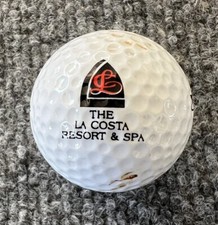 The La Costa Resort Spa Golf Club Logo Display Golf Ball Golfing Memorabilia