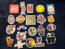 lot of 21 skateboard stickers NEW