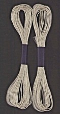 2 Skein Christmas SILVER SHiny Kreinik like Threads for Needlepoint Cross stitch
