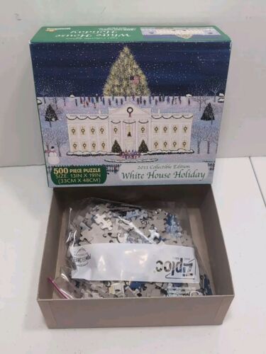 White House Holiday 2011 Collectible Edition 500 Piece Puzzle Briarpatch PS3 - Picture 4 of 4