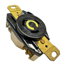 Hubbell 2310A Black 2-Pole, 3-Wire Twist-Lock Receptacle  20A, 125V, L5-20R