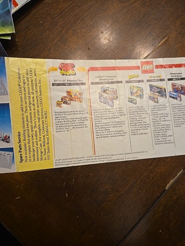 Inserto de catálogo Lego 1981 - Espacio, castillo amarillo 6075, ciudad, barco, Fabuland - Imagen 4 de 10