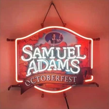 20"x16" Samuel Adams Octoberfest Neon Sign Lamp Light With HD Vivid Beer LY