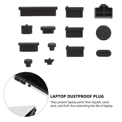 3 Set Computer Port Stopper Port Anti Plug Laptop Port Plugs - 第 3/12 張圖片