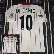 West Ham United Away Football Shirt Jersey 2002 2003 Fila Paolo Di Canio Size M