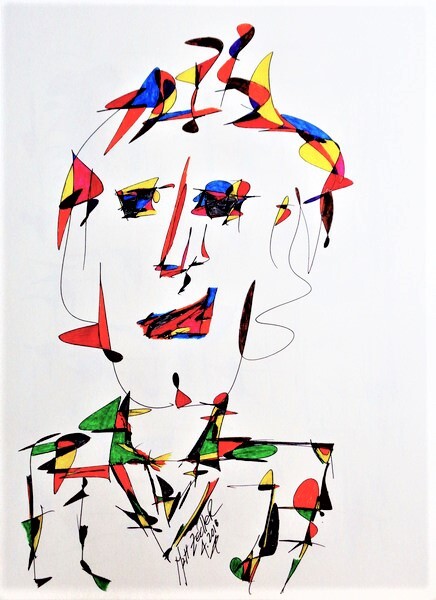 Matt Zedler Original | Drawing  | #A171 | 1 of 1 | 9 x 12" | Colored Ink | $200