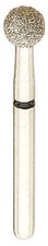 CROSSTECH MultiUse Dental Diamond A5LLXC, ROUND 801/029SC, S-Coarse,5 Burs