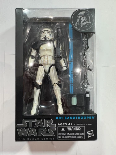 Star Wars The Black Series/Blue Line #01 Sand Trooper Action Figure NIB