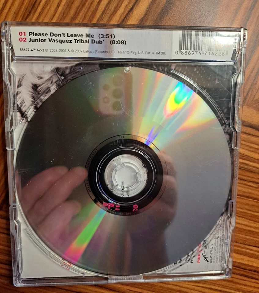 Pink Please Don't Leave Me CD Single P!nk 2 Track Australian Pressing 2009 - Image 2 of 4