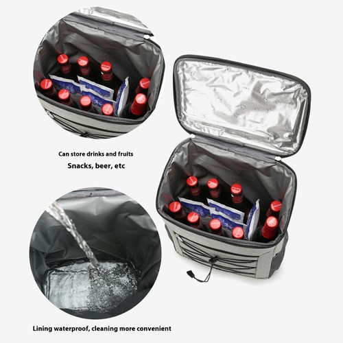 Rucksack Kühlbox Kühlrucksack Thermo Auslaufsicher Groß Lunchrucksack Eis - Bild 5 von 9