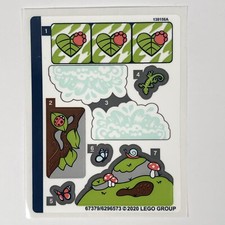 LEGO STICKER SHEET 41423 Friends Tiger Hot Air Balloon Jungle Rescue Decals