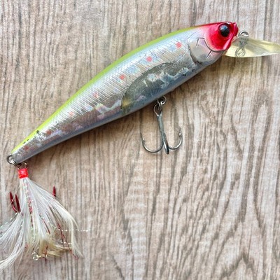 Lucky Craft Pointer 100 SP Silver Foil Red Head Suspending Jerkbait Bass Lure